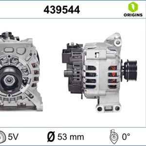Alternator MERCEDES-BENZ A-CLASS (W169) A 150 (169.031, 169.331) benzina 95 cai VALEO 439544