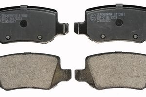 Placute frana MERCEDES-BENZ A-CLASS (W168) A 160 (168.033, 168.133) benzina 102 cai DENCKERMANN B110891