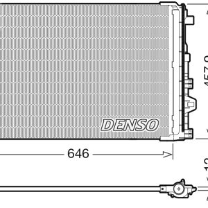 Condensator climatizare MERCEDES-BENZ A-CLASS (W176) A 220 CDI 4-matic (176.005) diesel 170 cai DENSO DCN17059