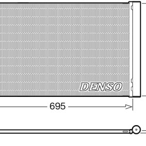 Condensator climatizare MERCEDES-BENZ A-CLASS (W176) AMG A 45 4-matic (176.052) benzina 381 cai DENSO DCN17061