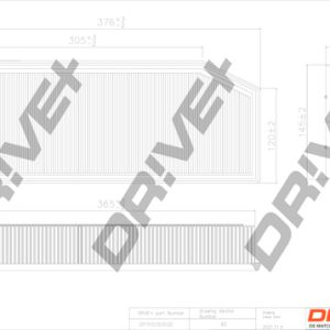 Filtru aer MERCEDES-BENZ M-CLASS (W163) ML 270 CDI (163.113) diesel 163 cai DRIVE DP1110.10.0120