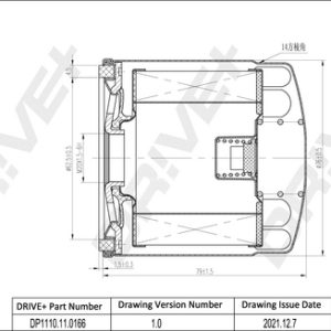Filtru ulei MERCEDES-BENZ A-CLASS (W176) A 160 CDI / d (176.011) diesel 90 cai DRIVE DP1110.11.0166