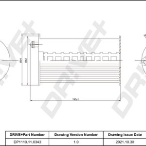 Filtru ulei MERCEDES-BENZ A-CLASS (W177) A 180 d (177.010) diesel 116 cai DRIVE DP1110.11.0343
