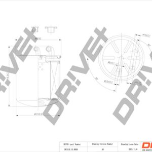 Filtru combustibil MERCEDES-BENZ A-CLASS (W169) A 160 CDI (169.006, 169.306) diesel 82 cai DRIVE DP1110.13.0056