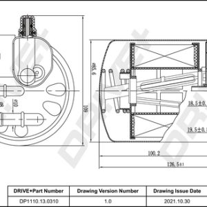 Filtru combustibil MERCEDES-BENZ A-CLASS (W176) A 220 d 4-matic (176.005) diesel 177 cai DRIVE DP1110.13.0310