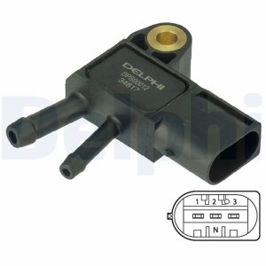 Senzor presiune gaze evacuare MERCEDES-BENZ A-CLASS (W169) A 160 CDI (169.006, 169.306) diesel 82 cai DELPHI DPS00012
