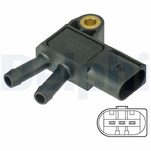 Senzor presiune gaze evacuare MERCEDES-BENZ A-CLASS (W176) A 220 d 4-matic (176.005) diesel 177 cai DELPHI DPS00013