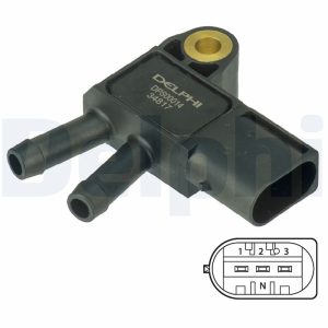 Senzor presiune gaze evacuare MERCEDES-BENZ A-CLASS (W176) A 220 d 4-matic (176.005) diesel 177 cai DELPHI DPS00014