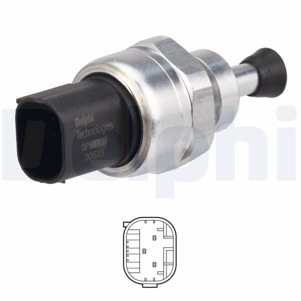 Senzor presiune gaze evacuare MERCEDES-BENZ A-CLASS (W176) A 160 CDI / d (176.011) diesel 90 cai DELPHI DPS00039-12B1