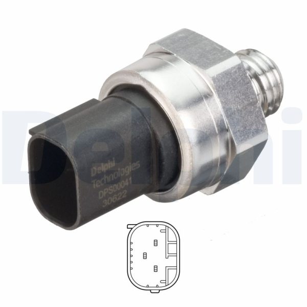 Senzor presiune gaze evacuare MERCEDES-BENZ A-CLASS (W176) A 180 CDI (176.000) diesel 109 cai DELPHI DPS00041-12B1