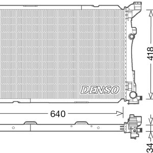 Radiator racire motor MERCEDES-BENZ A-CLASS (W176) A 250 (176.044) benzina 211 cai DENSO DRM17054