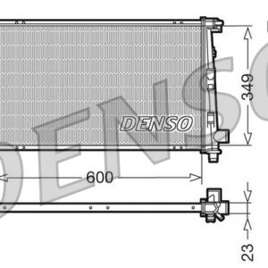 Radiator racire motor MERCEDES-BENZ A-CLASS (W168) A 140 (168.031, 168.131) benzina 82 cai DENSO DRM17100