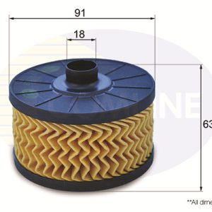 Filtru ulei MERCEDES-BENZ A-CLASS limuzina (V177) A 180 (177.184) benzina 136 cai COMLINE EOF262