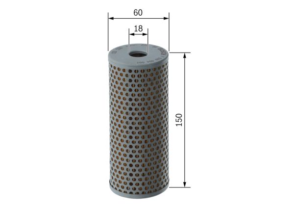 Filtru hidraulic sistem directie MERCEDES-BENZ ACTROS MP2 / MP3 2532, L, LL diesel 312 cai BOSCH F 026 404 001