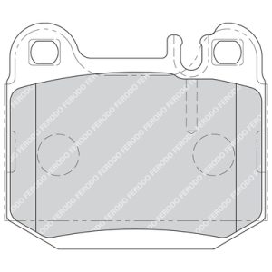 Placute frana MERCEDES-BENZ M-CLASS (W163) ML 270 CDI (163.113) diesel 163 cai FERODO FDB1512