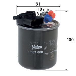 Filtru combustibil MERCEDES-BENZ A-CLASS (W176) A 220 CDI (176.003) diesel 163 cai VALEO 587608