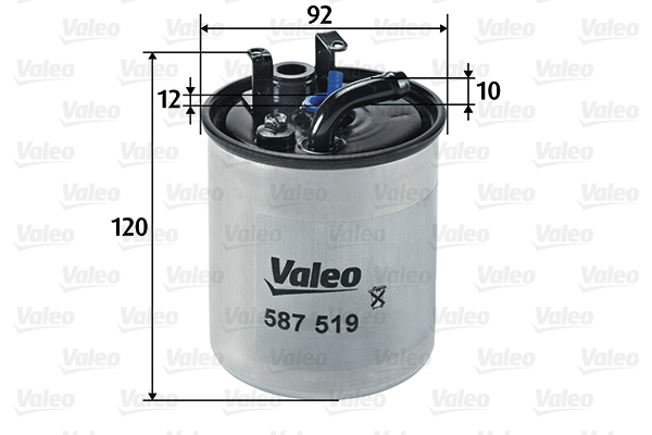 Filtru combustibil MERCEDES-BENZ A-CLASS (W168) A 160 CDI (168.007) diesel 60 cai VALEO 587519