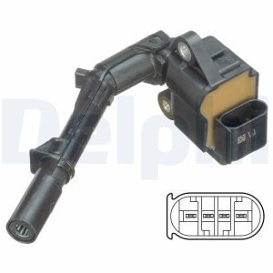 Bobina de inductie MERCEDES-BENZ A-CLASS (W176) A 180 (176.042) benzina 122 cai DELPHI GN10690-12B1