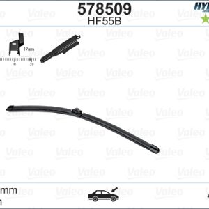 Lamela stergator MERCEDES-BENZ A-CLASS (W169) A 160 CDI (169.006, 169.306) diesel 82 cai VALEO 578509