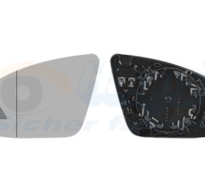 Sticla oglinda retrovizoare exterioara MERCEDES-BENZ A-CLASS (W177) A 200 (177.087) benzina 163 cai VAN WEZEL 2946835