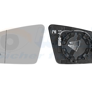 Sticla oglinda retrovizoare exterioara MERCEDES-BENZ A-CLASS (W176) A 250 (176.044) benzina 211 cai VAN WEZEL 3044835
