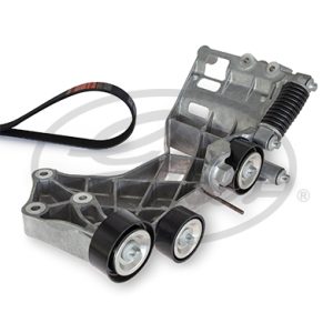 Set curea transmisie cu caneluri MERCEDES-BENZ A-CLASS (W169) A 200 (169.033, 169.333) benzina 136 cai GATES K016PK1986EST