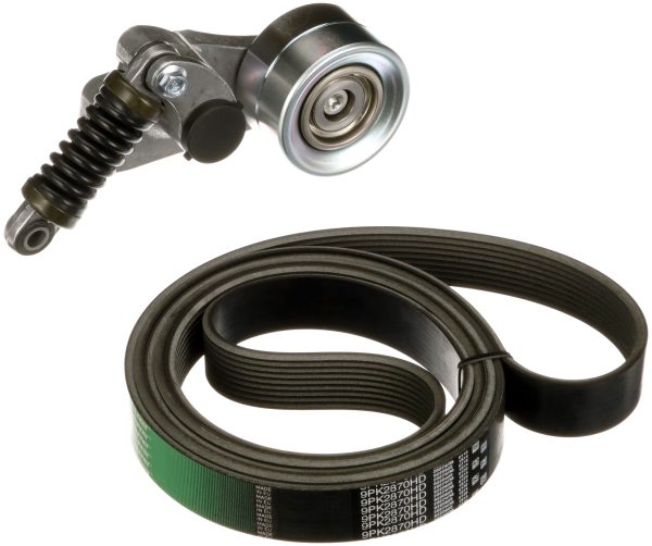 Set curea transmisie cu caneluri MERCEDES-BENZ ACTROS MP2 / MP3 1848, L, LL diesel 476 cai GATES K019PK2870HD