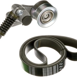 Set curea transmisie cu caneluri MERCEDES-BENZ ACTROS 1857 L diesel 571 cai GATES K029PK1887HD