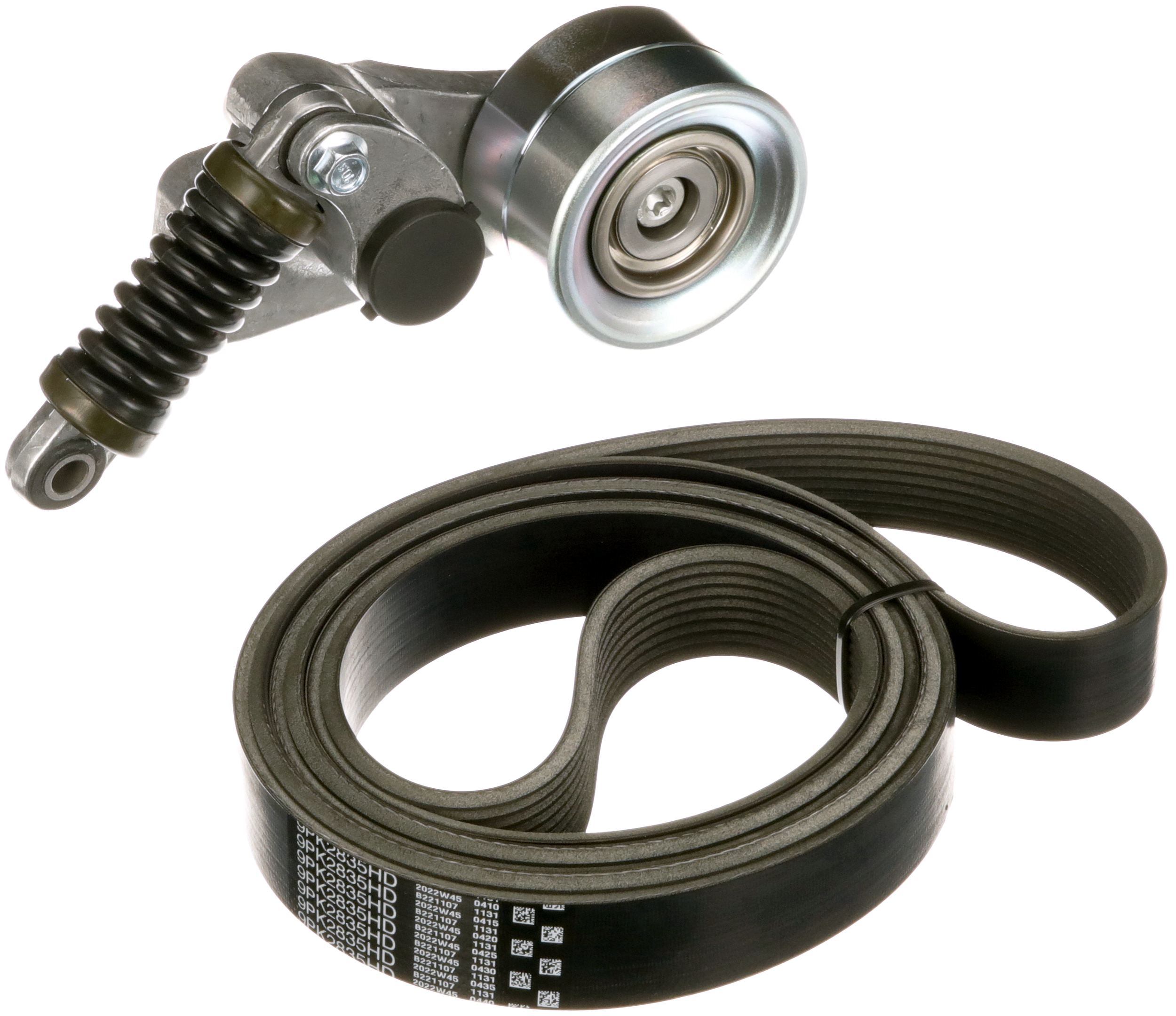 Set curea transmisie cu caneluri MERCEDES-BENZ ACTROS 3335 S diesel 354 cai GATES K029PK2835HD