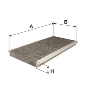 Filtru polen MERCEDES-BENZ A-CLASS (W169) A 170 (169.032, 169.332) benzina 116 cai FILTRON K 1202A