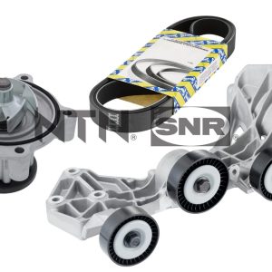Pompa apa + Set curea transmisie cu caneluri MERCEDES-BENZ A-CLASS (W168) A 140 (168.031, 168.131) benzina 82 cai SNR KAP851.030