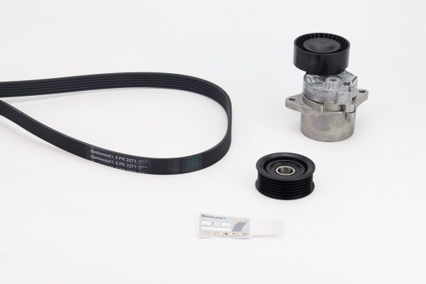 Set curea transmisie cu caneluri MERCEDES-BENZ M-CLASS (W163) ML 270 CDI (163.113) diesel 163 cai CONTITECH 6PK2271K1