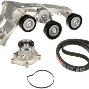 Pompa apa + Set curea transmisie cu caneluri MERCEDES-BENZ A-CLASS (W169) A 150 (169.031, 169.331) benzina 95 cai GATES KP25PK1765