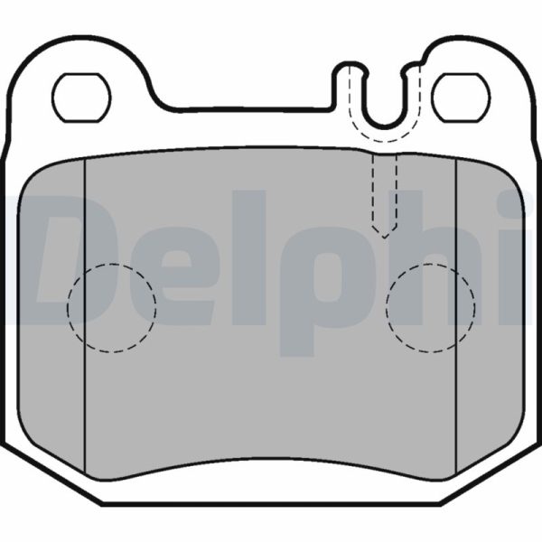 Placute frana MERCEDES-BENZ M-CLASS (W163) ML 270 CDI (163.113) diesel 163 cai DELPHI LP1705