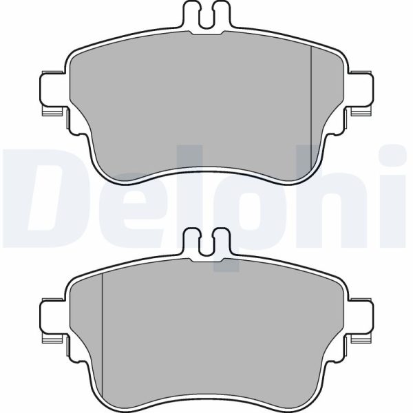 Placute frana MERCEDES-BENZ A-CLASS (W176) A 180 CDI / d (176.012) diesel 109 cai DELPHI LP2442