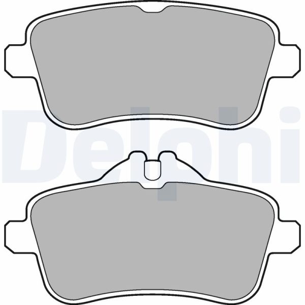 Placute frana MERCEDES-BENZ A-CLASS (W176) A 45 AMG 4-matic (176.052) benzina 360 cai DELPHI LP2443