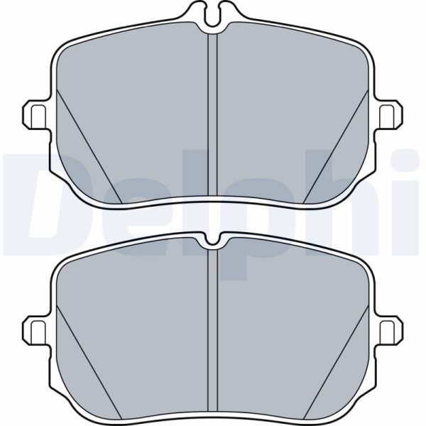 Placute frana MERCEDES-BENZ A-CLASS (W177) A 220 4-matic (177.045) benzina 190 cai DELPHI LP3539
