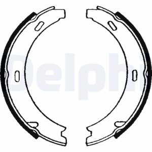 Set saboti frana frana de mana MERCEDES-BENZ A-CLASS (W169) A 200 CDI (169.308, 169.008) diesel 136 cai DELPHI LS1637