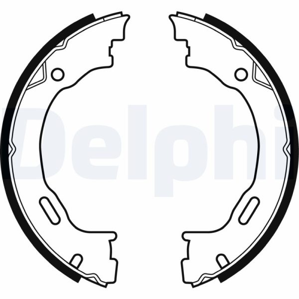 Set saboti frana frana de mana MERCEDES-BENZ M-CLASS (W163) ML 270 CDI (163.113) diesel 163 cai DELPHI LS1922