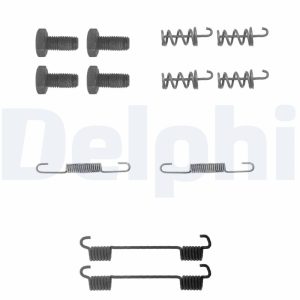 Set accesorii saboti frana parcare MERCEDES-BENZ A-CLASS (W168) A 160 CDI (168.006) diesel 75 cai DELPHI LY1104