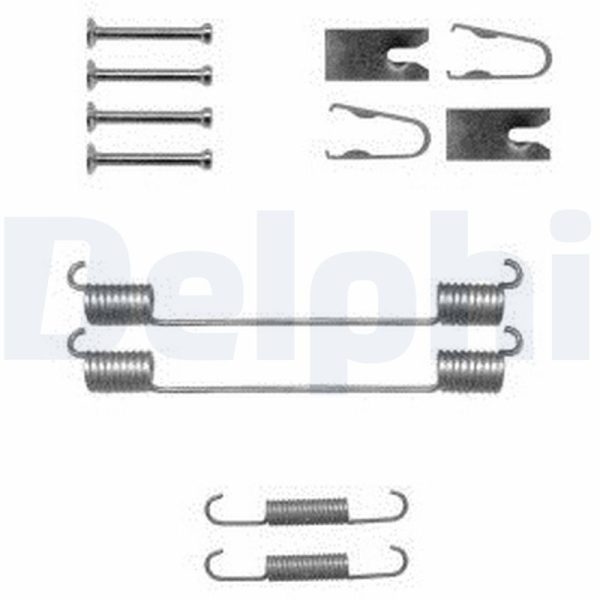Set accesorii sabot de frana MERCEDES-BENZ A-CLASS (W176) A 180 CDI (176.007) diesel 109 cai DELPHI LY1369