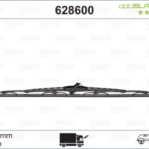 Lamela stergator MERCEDES-BENZ ACCELO 1016 diesel 156 cai VALEO 628600