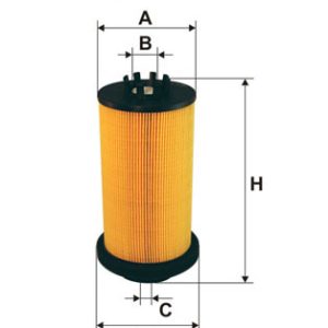 Filtru combustibil MERCEDES-BENZ ACTROS MP2 / MP3 3336 AS diesel 360 cai FILTRON PE 935