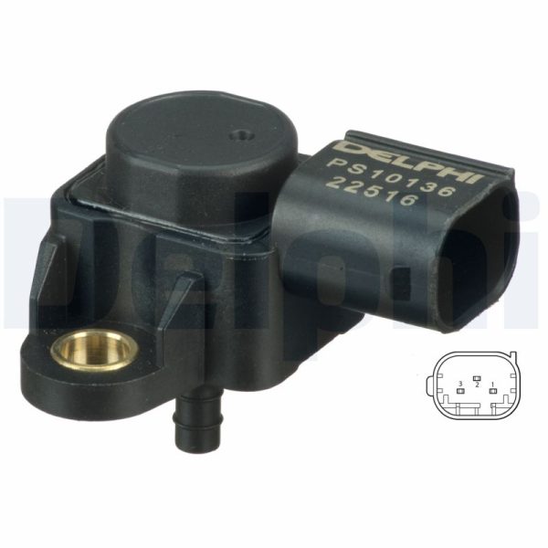 Senzor presiune galerie admisie MERCEDES-BENZ A-CLASS (W169) A 150 (169.031, 169.331) benzina 95 cai DELPHI PS10136