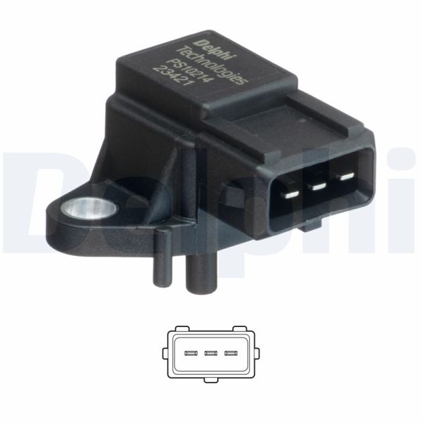 Senzor presiune galerie admisie MERCEDES-BENZ A-CLASS (W168) A 170 CDI (168.008) diesel 90 cai DELPHI PS10214