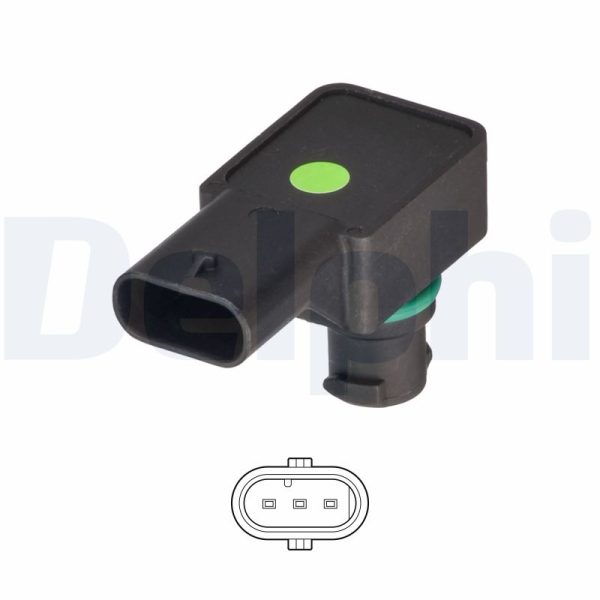 Senzor presiune galerie admisie MERCEDES-BENZ A-CLASS (W177) A 250 (177.046) benzina 224 cai DELPHI PS20062-12B1