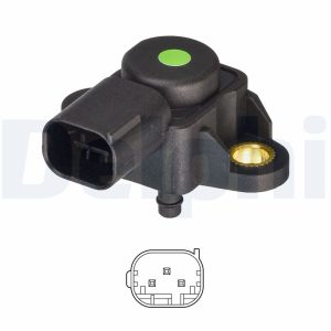 Senzor presiune galerie admisie MERCEDES-BENZ A-CLASS (W169) A 170 (169.032, 169.332) benzina 116 cai DELPHI PS20068-12B1