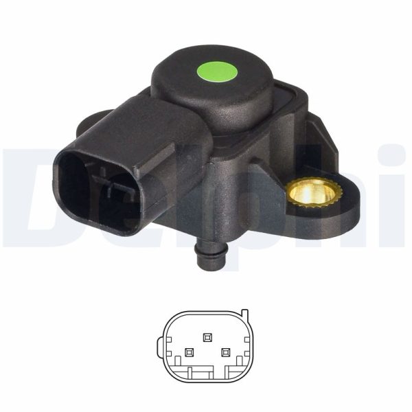 Senzor presiune galerie admisie MERCEDES-BENZ A-CLASS (W169) A 200 (169.033, 169.333) benzina 136 cai DELPHI PS20068-12B1