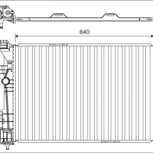 Radiator racire motor MERCEDES-BENZ A-CLASS (W176) A 220 CDI 4-matic (176.005) diesel 170 cai VALEO 701133
