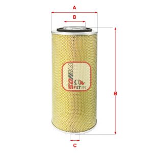 Filtru aer MERCEDES-BENZ ACTROS 1848, 1848 L diesel 476 cai SOFIMA S 0450 A